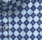 Apparel Navy/Blue Argyle XB6RX699 Johnston & Murphy Men XC4 Print Performance Polo - Image 2