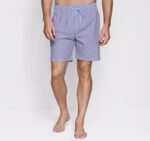 Apparel Navy Geo Print XB6RX577 Johnston & Murphy Men Swim Shorts