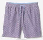 Apparel Navy Geo Print XB6RX577 Johnston & Murphy Men Swim Shorts - Image 3