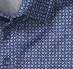 Apparel Navy Geo XB6RX497 Johnston & Murphy Men XC4 Print Performance Polo - Image 2