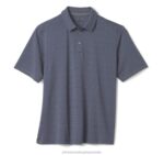 Apparel Navy/Gray Stripe XB6RX412 Johnston & Murphy Men XC4 Performance Polo - Image 3
