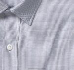 Apparel Navy Micro Dot XB6RX642 Johnston & Murphy Men XC Flex Stretch Long-Sleeve Shirt - Image 2