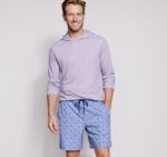 Apparel Navy Multi Paisley Skull XB6RX680 Johnston & Murphy Men Swim Shorts - Image 4