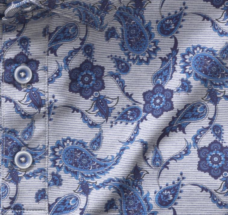 Apparel Navy Paisley XB6RX620 Johnston & Murphy Men XC4 Print Performance Polo - Image 2