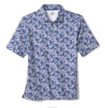 Apparel Navy Paisley XB6RX620 Johnston & Murphy Men XC4 Print Performance Polo - Image 3