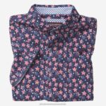 Apparel Navy Patriotic XB6RX1410 Johnston & Murphy Boy Boys Short-Sleeve Printed Shirt