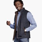 Apparel Navy Plaid/Brown XB6RX790 Johnston & Murphy Unisex Reversible Vest