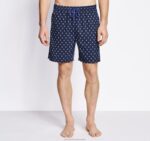 Apparel Navy Skull XB6RX549 Johnston & Murphy Men Swim Shorts