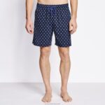 Apparel Navy Skull XB6RX549 Johnston & Murphy Men Swim Shorts