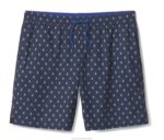 Apparel Navy Skull XB6RX549 Johnston & Murphy Men Swim Shorts - Image 3