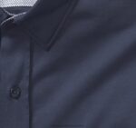 Apparel Navy Solid XB6RX634 Johnston & Murphy Men XC Flex Stretch Long-Sleeve Shirt - Image 2