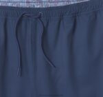 Apparel Navy Solid XB6RX840 Johnston & Murphy Men Swim Shorts - Image 2
