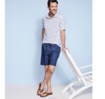 Apparel Navy Solid XB6RX840 Johnston & Murphy Men Swim Shorts - Image 5