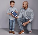 Apparel Navy/White Repeating Skull XB6RX1393 Johnston & Murphy Boy Boys Long-Sleeve Print Shirt - Image 4