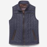Apparel Navy XB6RX1428 Johnston & Murphy Boy Boys Quilted Vest