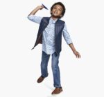 Apparel Navy XB6RX1428 Johnston & Murphy Boy Boys Quilted Vest - Image 3