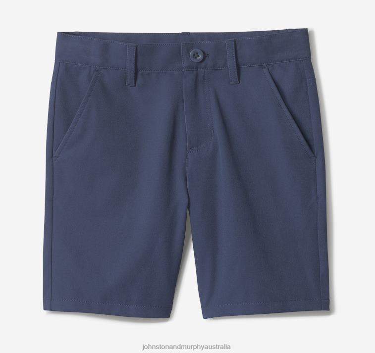 Apparel Navy XB6RX1440 Johnston & Murphy Boy Boys XC4 Performance Shorts - Image 1