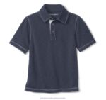 Apparel Navy XB6RX1442 Johnston & Murphy Boy Boys Vintage Slub Polo - Image 2