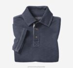 Apparel Navy XB6RX1442 Johnston & Murphy Boy Boys Vintage Slub Polo