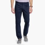 Apparel Navy XB6RX451 Johnston & Murphy Men XC4 Performance Five-Pocket Pants