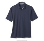 Apparel Navy XB6RX499 Johnston & Murphy Men Liquid Cotton Polo - Image 2