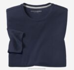 Apparel Navy XB6RX544 Johnston & Murphy Men Essential Long-Sleeve Tee