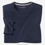 Apparel Navy XB6RX544 Johnston & Murphy Men Essential Long-Sleeve Tee