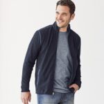 Apparel Navy XB6RX681 Johnston & Murphy Men XC4 Performance Knit Full-Zip