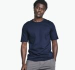 Apparel Navy XB6RX758 Johnston & Murphy Men Essential Tee - Image 4
