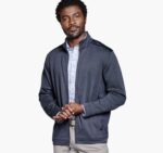 Apparel Navy XB6RX774 Johnston & Murphy Men Everyday Full-Zip