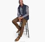 Apparel Navy XB6RX825 Johnston & Murphy Men Quilted Vest - Image 3