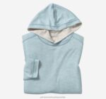 Apparel Oatmeal/Mint XB6RX655 Johnston & Murphy Men Reversible Knit Hoodie - Image 4