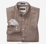 Apparel Orange Rotating Arch XB6RX569 Johnston & Murphy Men Printed Cotton Shirt