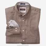 Apparel Orange Rotating Arch XB6RX569 Johnston & Murphy Men Printed Cotton Shirt