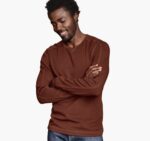 Apparel Orange XB6RX872 Johnston & Murphy Men Split-Neck Pullover