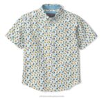 Apparel Pineapple XB6RX1399 Johnston & Murphy Boy Boys Short-Sleeve Printed Shirt - Image 3