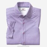 Apparel Pink Diamond Dash XB6RX475 Johnston & Murphy Men XC4 Performance Shirt