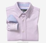 Apparel Pink Pin Check XB6RX1389 Johnston & Murphy Boy Boys XC Flex Stretch Long-Sleeve Shirt