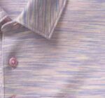 Apparel Pink/Purple XB6RX395 Johnston & Murphy Men Space-Dyed Polo - Image 2