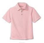 Apparel Pink XB6RX1450 Johnston & Murphy Boy Boys Vintage Slub Polo - Image 2