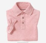 Apparel Pink XB6RX1450 Johnston & Murphy Boy Boys Vintage Slub Polo
