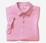 Apparel Pink XB6RX547 Johnston & Murphy Men XC4 Solid Performance Polo - Image 4