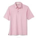 Apparel Pink XB6RX622 Johnston & Murphy Men Liquid Cotton Polo - Image 2