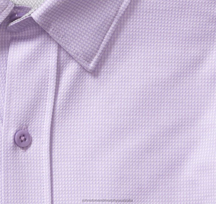 Apparel Purple Diamond XB6RX602 Johnston & Murphy Men XC Flex Stretch Long-Sleeve Shirt - Image 2