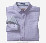 Apparel Purple Dotted Petal XB6RX470 Johnston & Murphy Men Printed Cotton Shirt