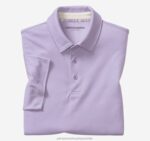 Apparel Purple XB6RX540 Johnston & Murphy Men Liquid Cotton Polo
