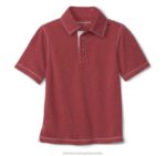 Apparel Red XB6RX1443 Johnston & Murphy Boy Boys Vintage Slub Polo - Image 2