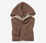 Apparel Rust/Oatmeal XB6RX1373 Johnston & Murphy Boy Boys Reversible Solid Hoodie