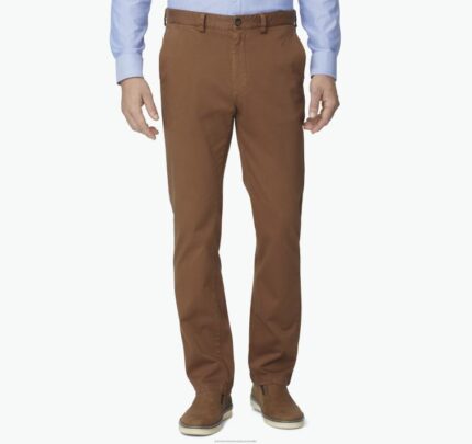 Apparel Rust XB6RX671 Johnston & Murphy Men Washed Chinos
