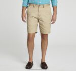 Apparel Sand XB6RX406 Johnston & Murphy Men Washed Chino Shorts